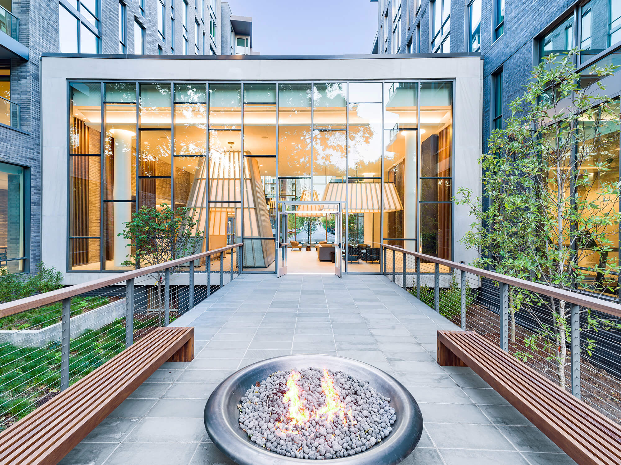 Outdoor amenity spaces that become a haven for discovery and inspiration